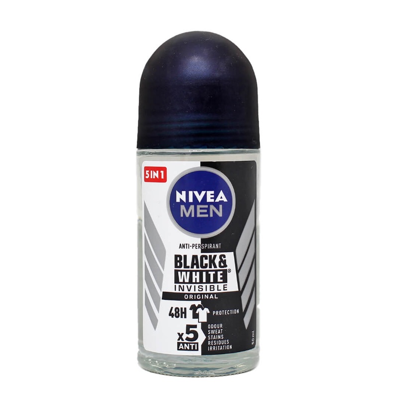 Nivea Men Roll-on Black & White Invisible Original 50ml | Nivea In Lebanon