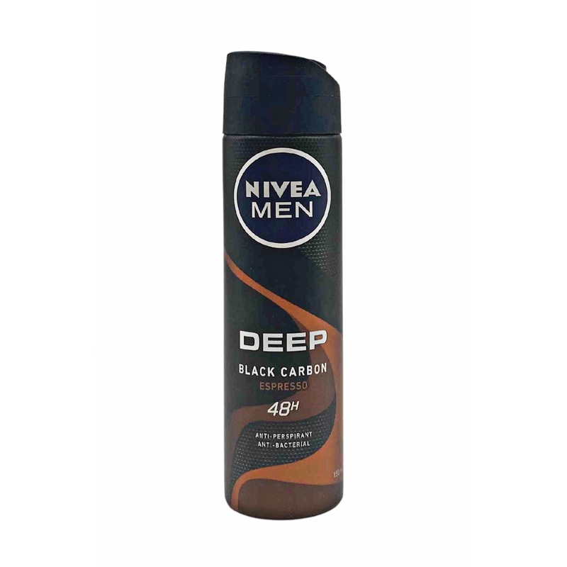 Nivea Spray Men Deep Black Carbon Espresso 150ml |Nivea In Lebanon