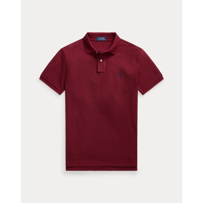 Polo Ralph Lauren Big Boy’s Burgundy Slim Fit Interlocking Polo T-Shirt |Polo Ralph Lauren In Lebanon