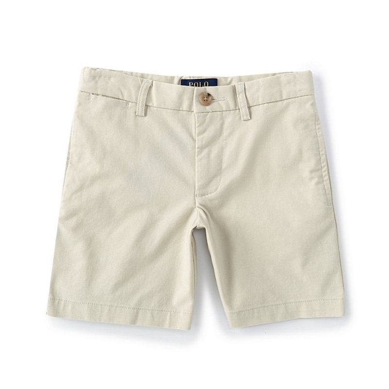 Polo Ralph Lauren Boy’s Beige Flat-Front Chino Short |Polo Ralph Lauren In Lebanon