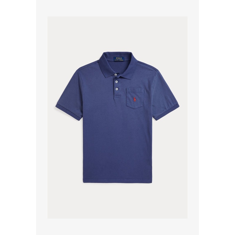 Polo Ralph Lauren Boy’s Navy Cotton Jersey Pocket Polo T-Shirt |Polo Ralph Lauren In Lebanon