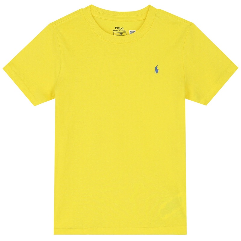 Polo  Ralph Lauren  Boy’s Yellow Logo T-Shirt |Polo  Ralph Lauren In Lebanon