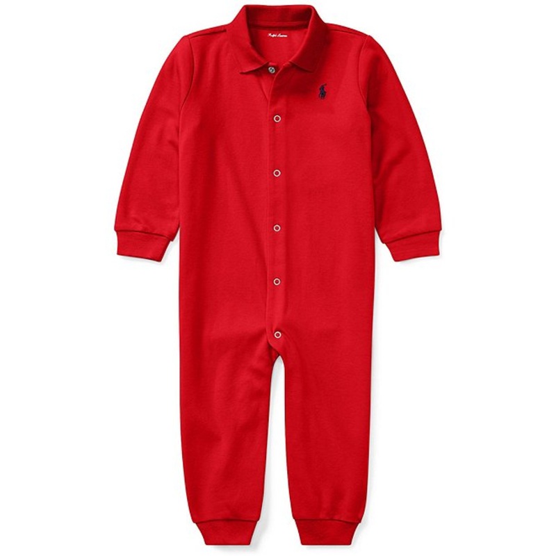 Ralph Lauren Baby Boy’s Red Classic Coverall |Ralph Lauren In Lebanon