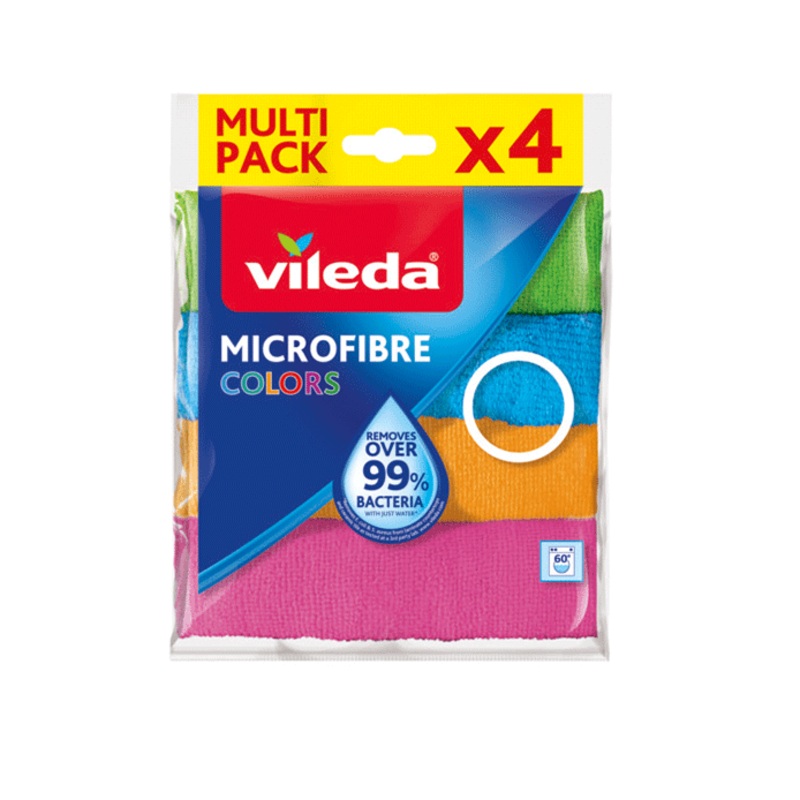 Vileda Microfibre Roll Colors 4 pcs | Vileda In Lebanon