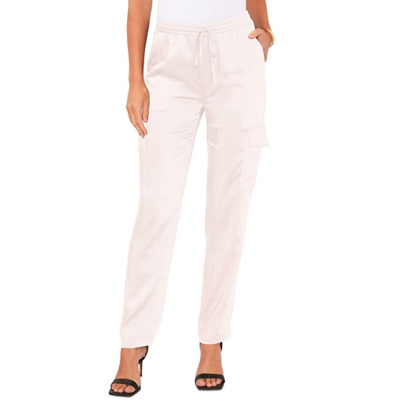 Vince Camuto Women’s Off White Metallic Cargo Pants |Vince Camuto In Lebanon