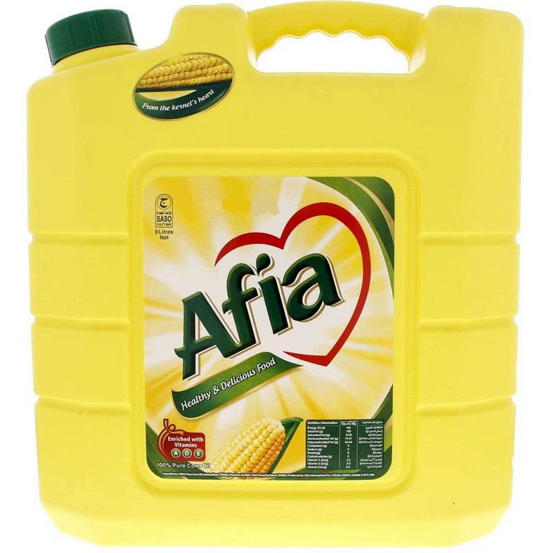 Afia Pure Corn Oil 9L (10% free)| Afia In Lebanon