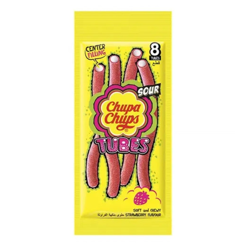 Chupa Chups Sour Long Tube 80g | Chupa Chups In Lebanon