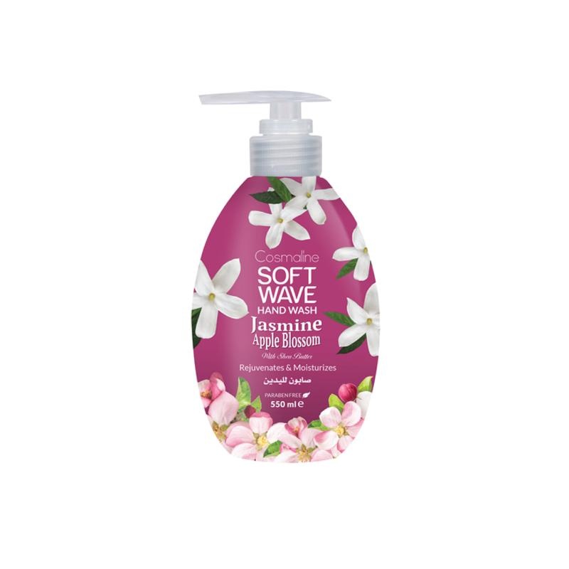 Cosmaline Soft Wave Hand Wash Jasmine Apple Blossom 550ml | Cosmaline In Lebanon