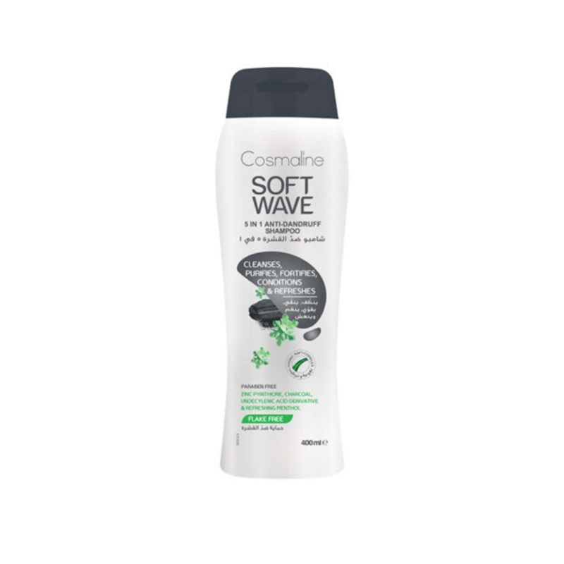 Cosmaline Soft Wave Shampoo 5 in 1 Anti-Dandruff 400ml | Cosmaline In Lebanon