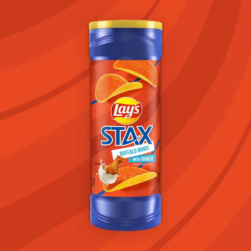 Lay’s Stax Buffalo Wings With Ranch Flavored Potato Chips
