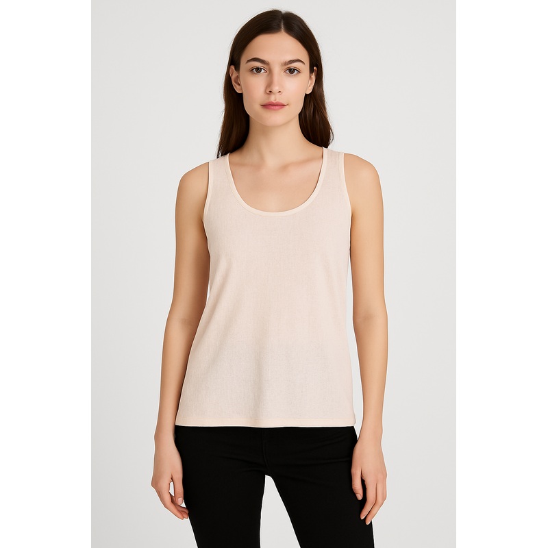 Mango Women’s Rose Mesh Knit Sleeveless Blouse |Mango In Lebanon