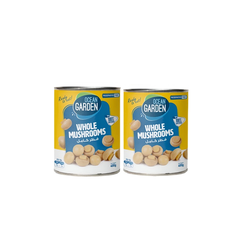 Ocean Garden Whole Mushroom 400g*2 (Special Offer) | Ocean Garden In Lebanon