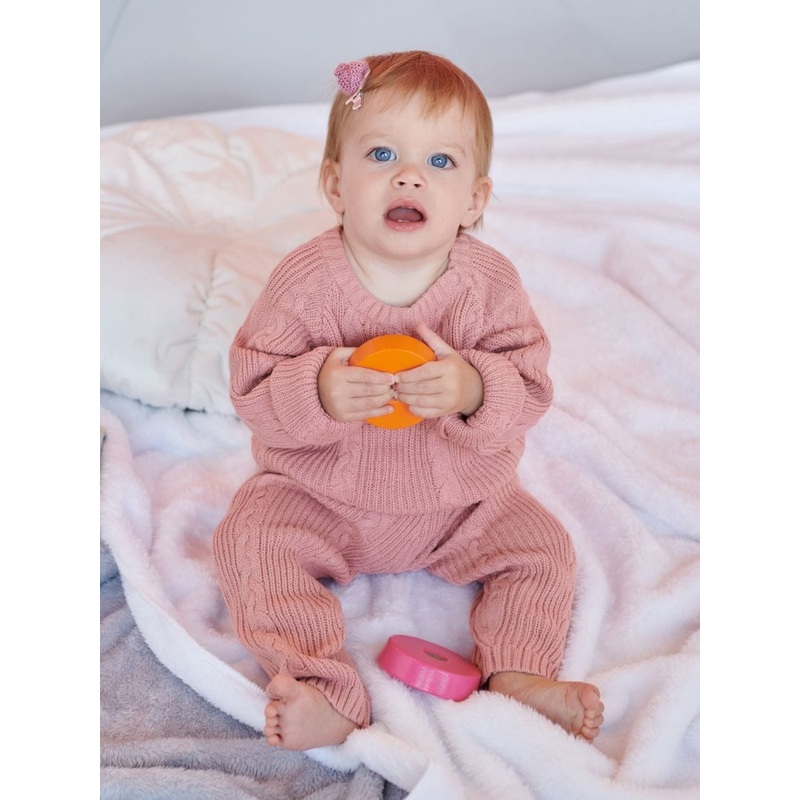 Sinsay Baby Girl’s Dusty Rose Long-Sleeve Blouse ANFK1195