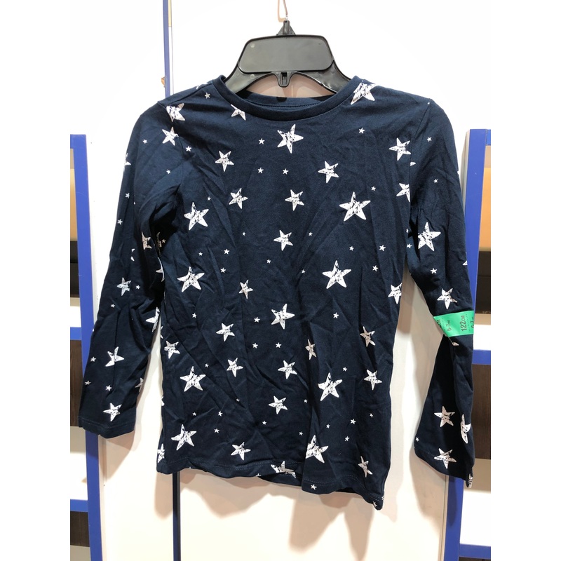 Sinsay Girl’s Navy Long-Sleeve Blouse ANFK555