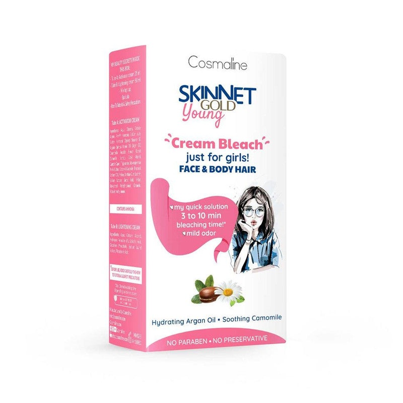 Skinnet Gold Young Cream Bleach 50(+25ml) | Cosmaline In Lebanon