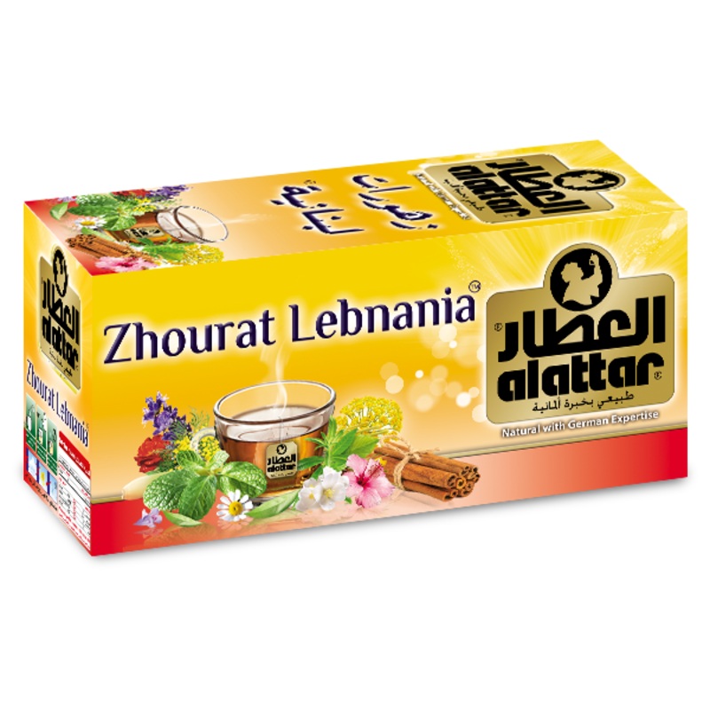 Al Attar Zhourat Lebnaniya 2X Strong Flavor 20 Bags | Al Attar In Lebanon