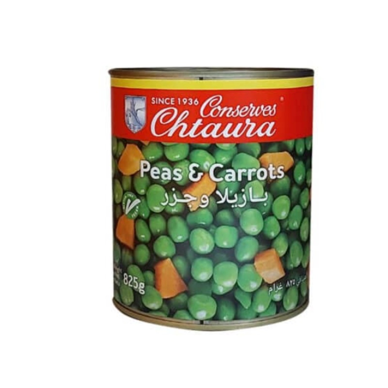 Conserves Chtaura Green Peas and Carrots 825g