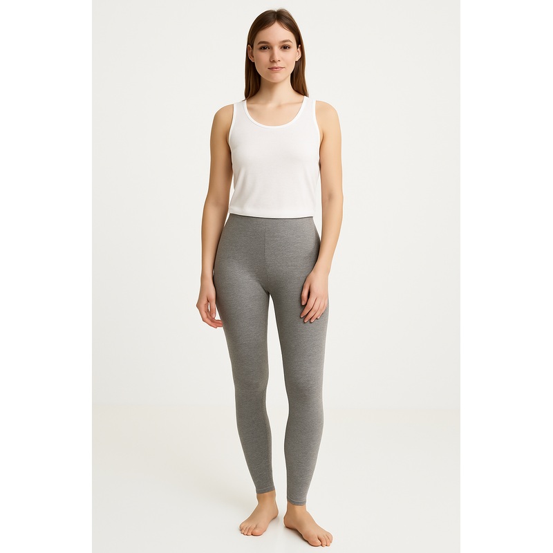 Cybele Women’s Grey Cotton Legging |Cybele in Lebanon