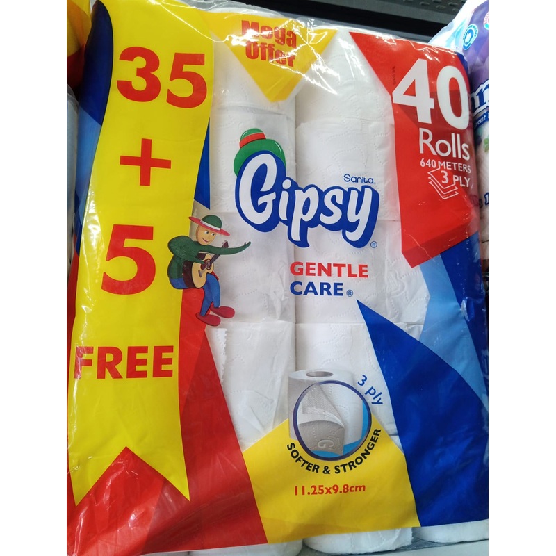 GIPSY TOILET PAPER 35+5(Free) ROLL | Sanita In Lebanon