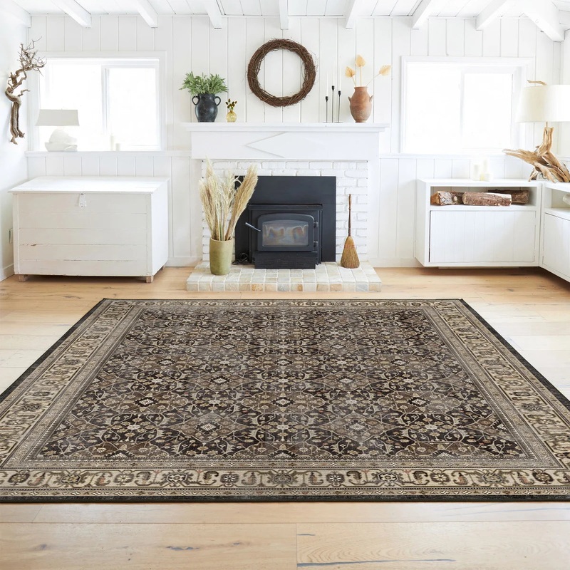 Ruggable Gray Flat Woven Washable Area Alessia Rug 2,4m  3m. |Ruggable In Lebanon