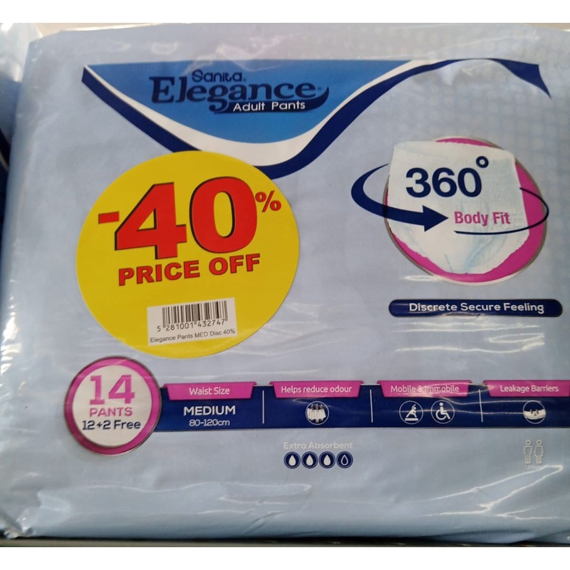 Sanita Elegance Adult Pants Medium (Save 40%) | Sanita In Lebanon