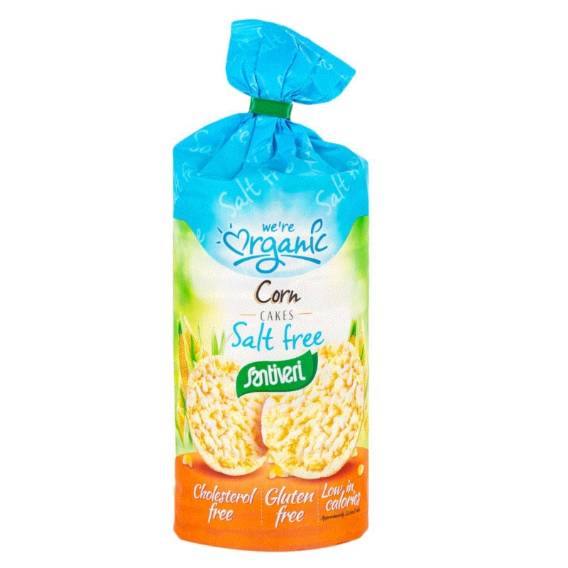 Santiveri Rice Cake Corn No Salt 140g | Santiveri In Lebanon