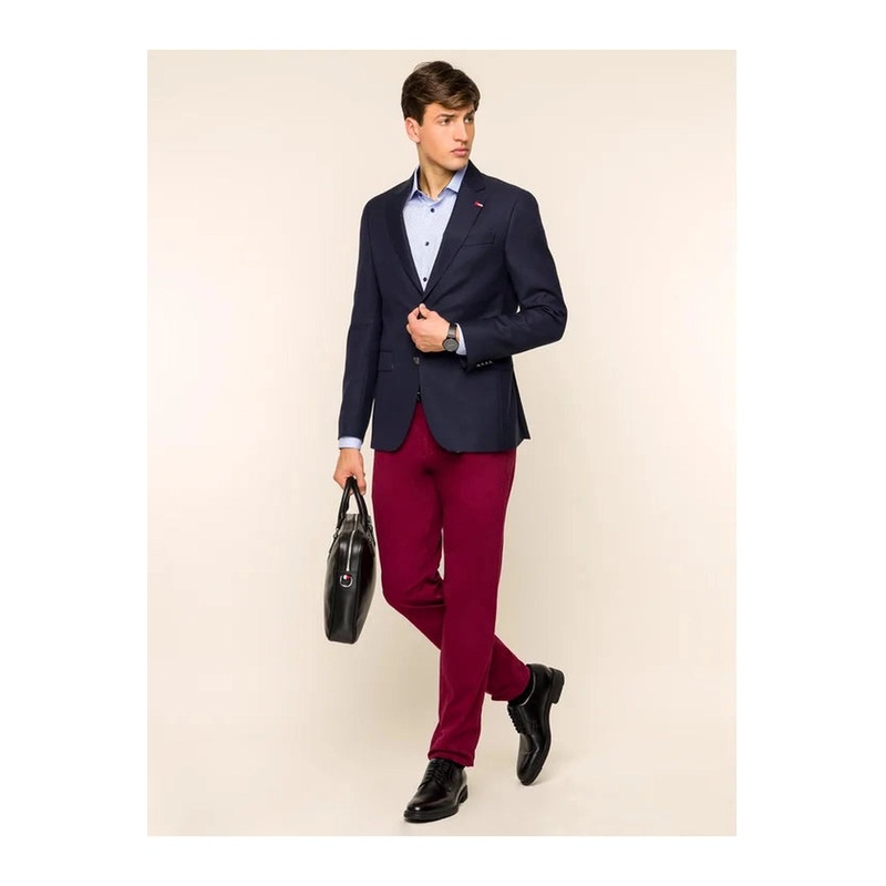 Tommy Hilfiger Men’s Burgundy Flex Fabric Trousers | Tommy Hilfiger In Lebanon