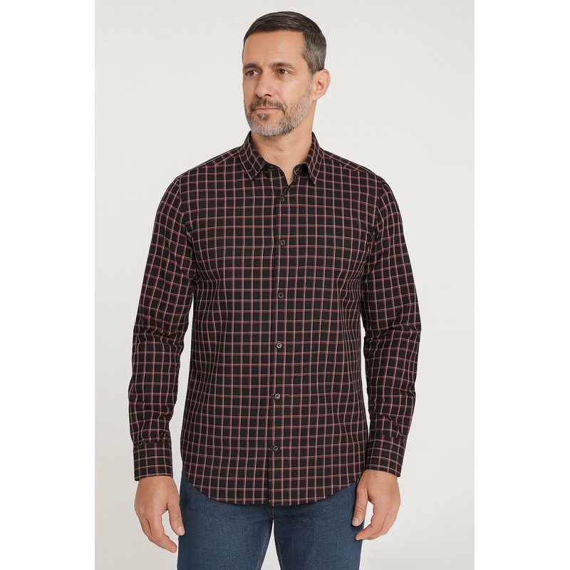 Voyager Men’s Multicolor Long-Sleeve Shirt  | Voyager In Lebanon