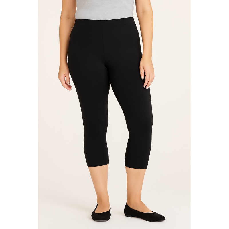 Zara Women’s Black Capri Leggings | Zara In Lebanon