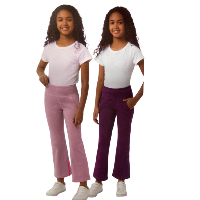 32 Degrees Girl’s Pink & Plum 2-Pack Flare Leggings |32 Degrees In Lebanon