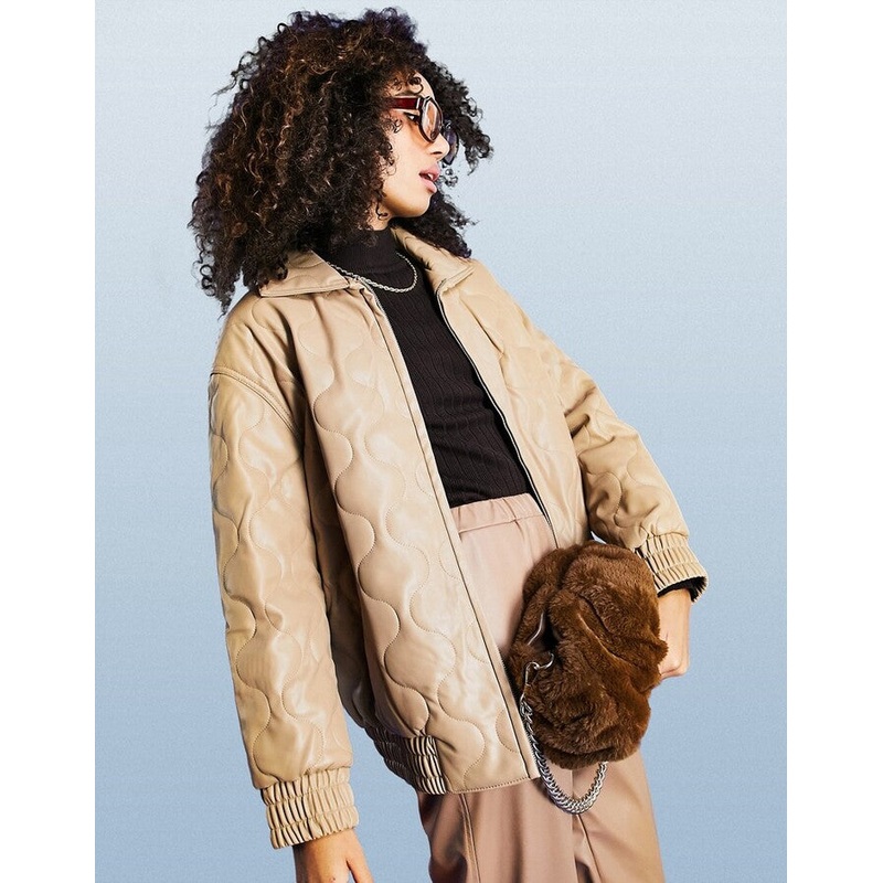 Asos Design Women’s Camel Jacket 11614262 ANF13  )
