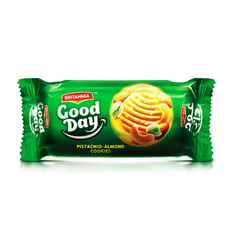 Britannia Good Day Pistachio & Almond Cookies 72g | Britannia In Lebanon
