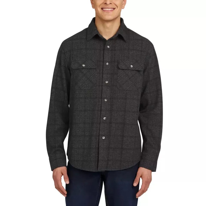 Chaps Mens Knit  Flannel Shirt  | Chaps  In Lebanon