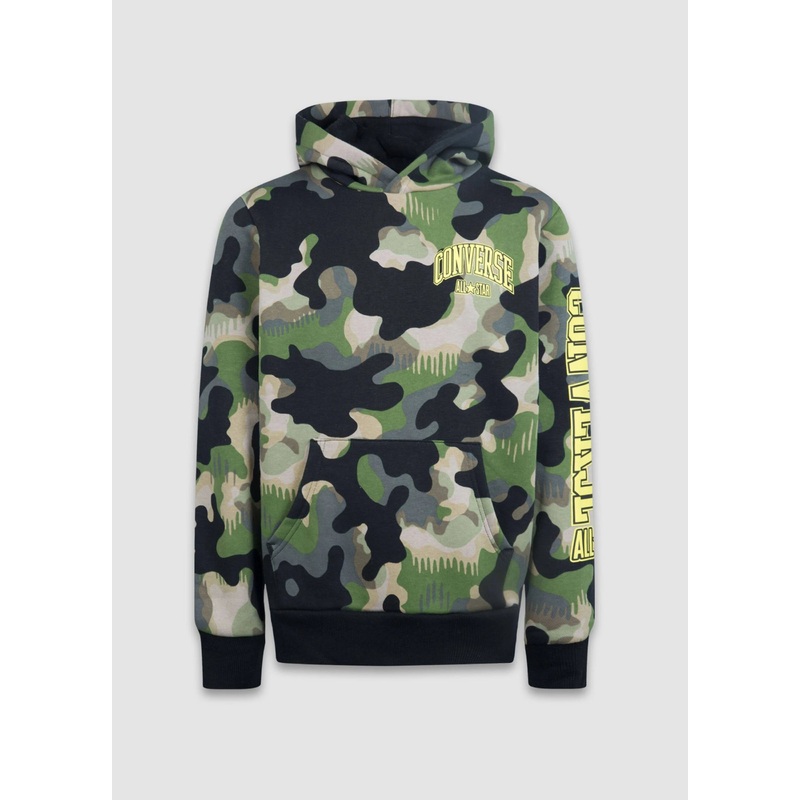 Converse Boy’s Green Polar Camouflage Hoodie |Converse In Lebanon