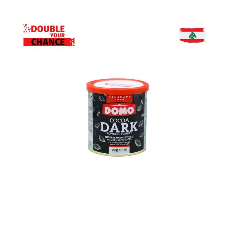 Domo Cocoa Dark Powder Natural Unsweetened 100g | Domo In Lebanon