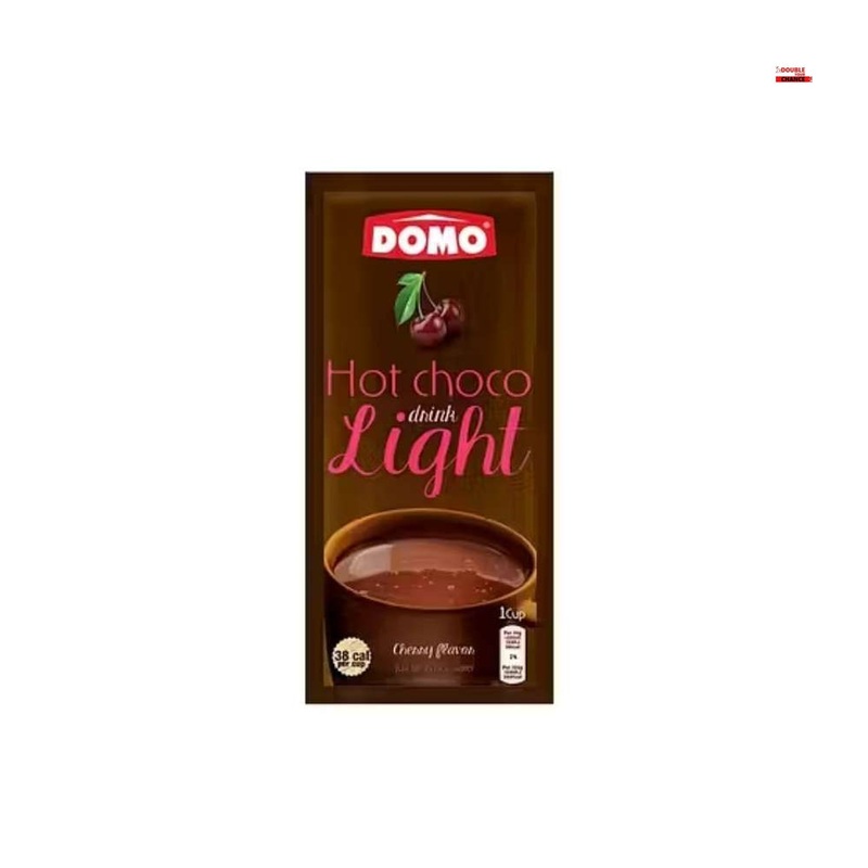 Domo Hot Choco Light Drink Cherry Flavor 10g | Domo In Lebanon