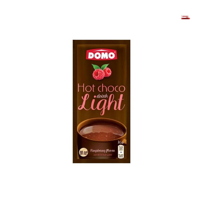 Domo Hot Choco Light Drink Raspberry Flavor 10g | Domo In Lebanon