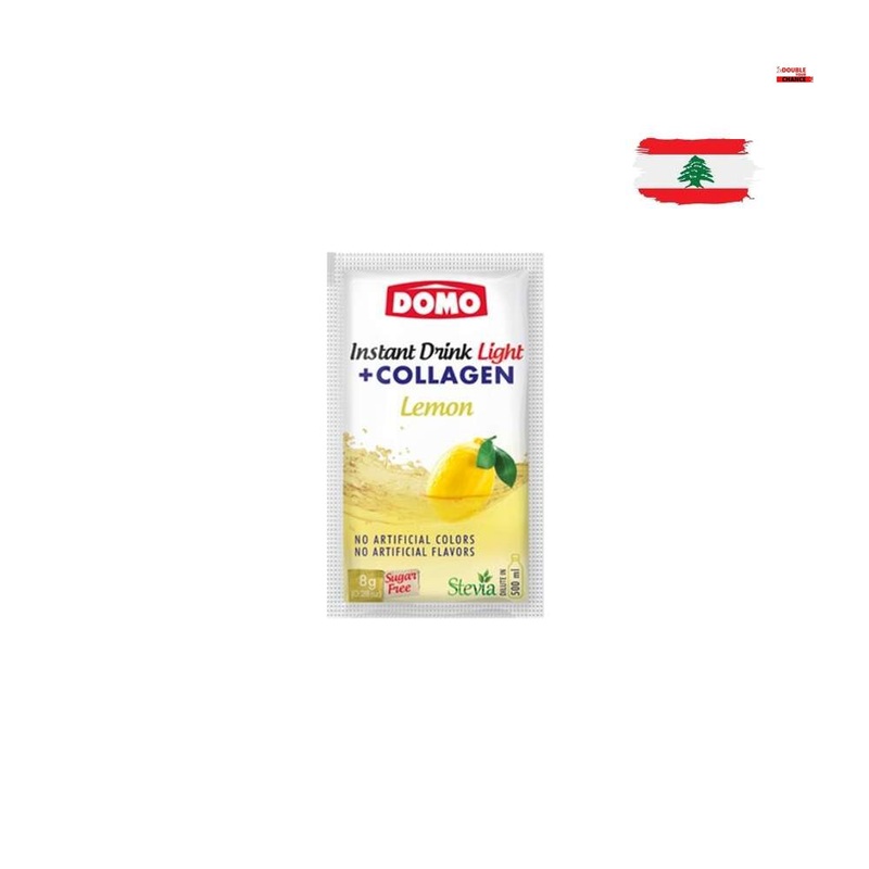 Domo Instant Drink Light + Collagen Lemon 8g | Domo In Lebanon