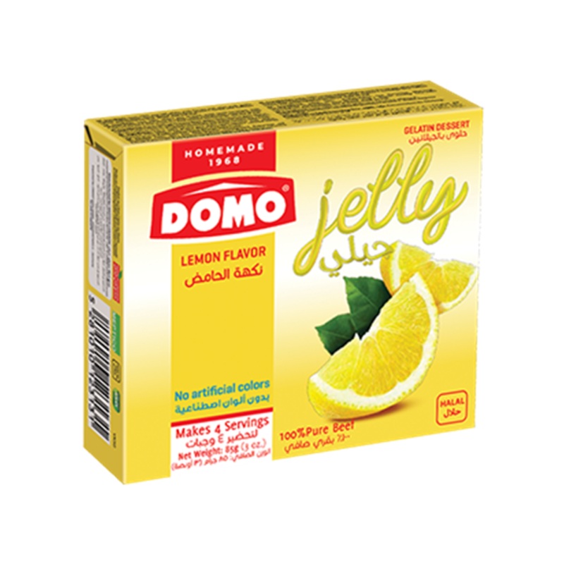 Domo Pure Beef Jelly Lemon Flavor 85g | Domo In Lebanon