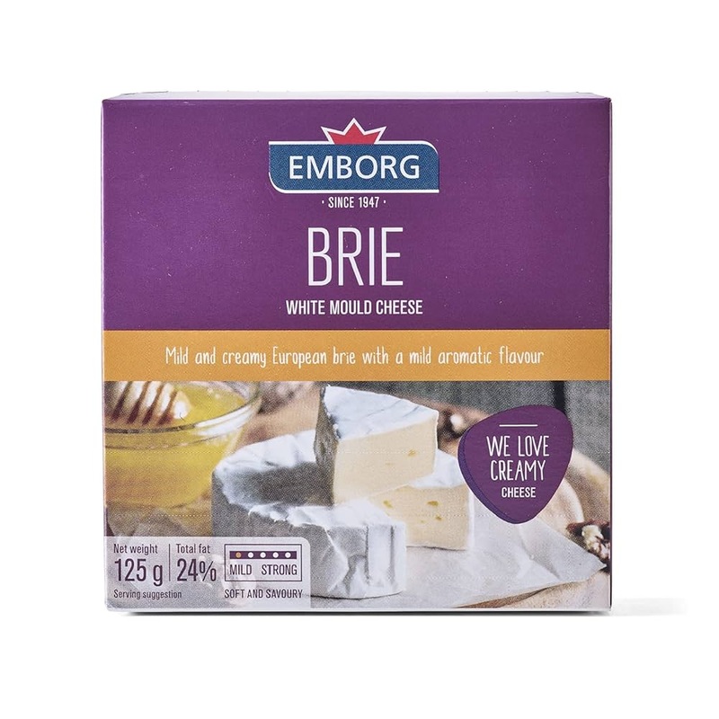 Emborg Brie White Mould Cheese Creamy 125g | Emborg In Lebanon