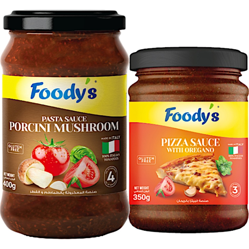 Foody’s Mushroom 400g + Pizza Sauce 350g (Special Offer) | Foody’s In Lebanon