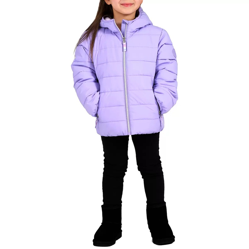 Gerry Girl’s Purple Jersey Bubble Hooded Jacket |Gerry In Lebanon