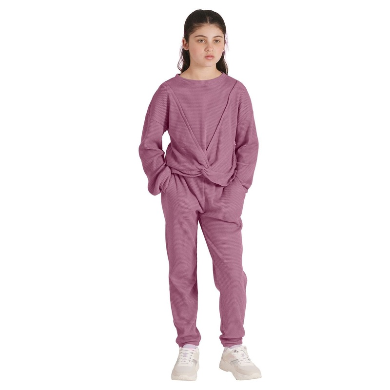 Gerry Girl’s Purple Waffle Top & Bottom Active Set |Gerry In Lebanon