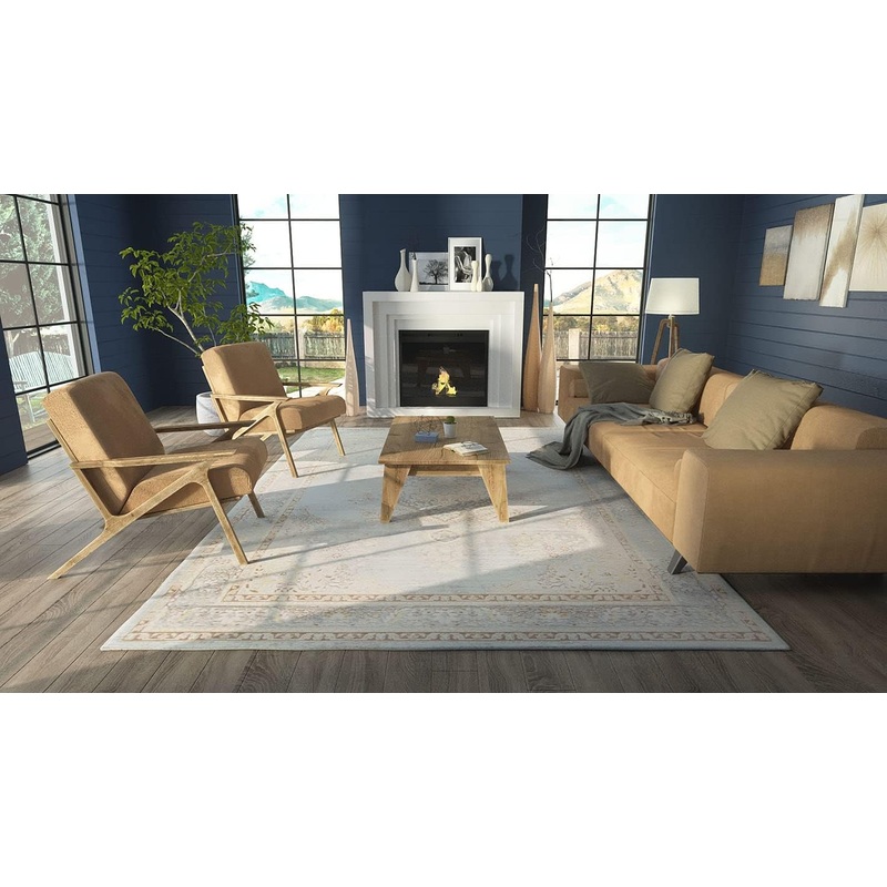 Isabella Multicolor Traditional Medallion Area Rug 160x220cm (5’3×7’3) | Isabella In Lebanon