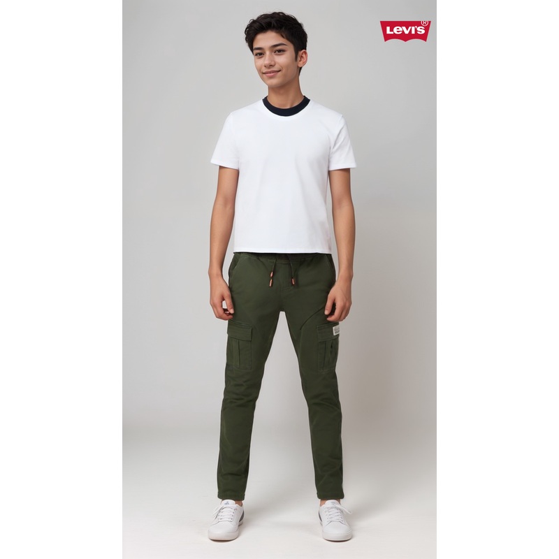 Levi’s Boy’s Olive Green Cargo Pants |Levi’s in Lebanon