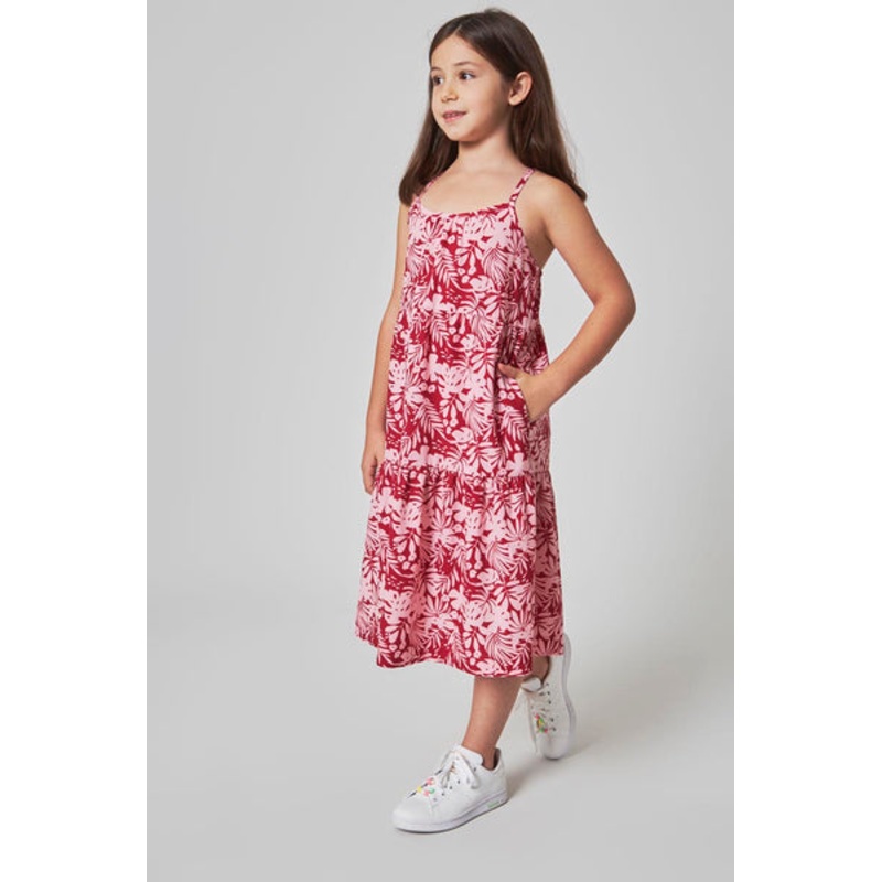 Mondetta Girl’s Maxi Three Tier Dress |Mondetta In Lebanon