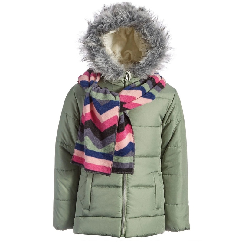 S.Rothschild Girl’s Green Quilted Jacket & Scarf|S.Rothschild  In Lebanon