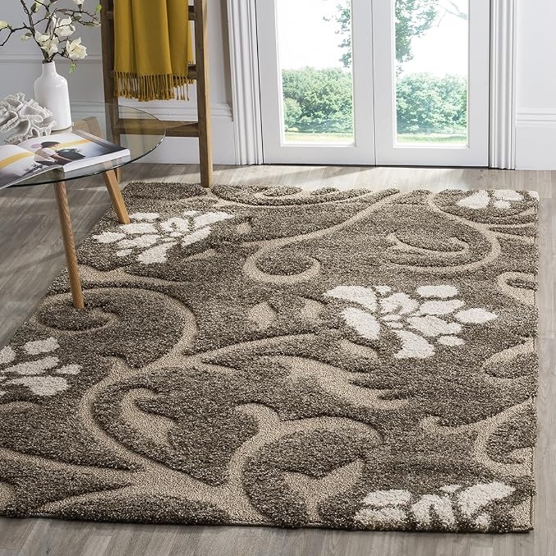 Safavieh Florida Shag Beige Rug 150x150cm | Safavieh Florida Shag In Lebanon