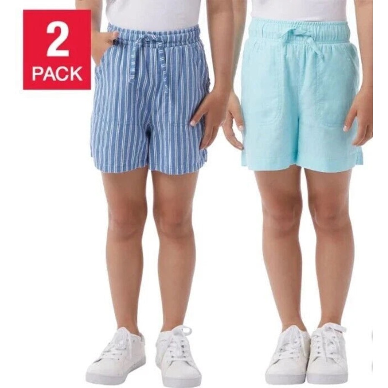 32 Degree Girl’s 2-Pack Linen Shorts |32 Degree In Lebanon