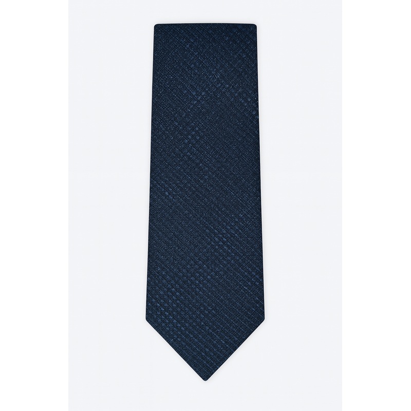 Alfani Men’s Dark Blue Munroe Slim Glen Plaid Tie ABL284